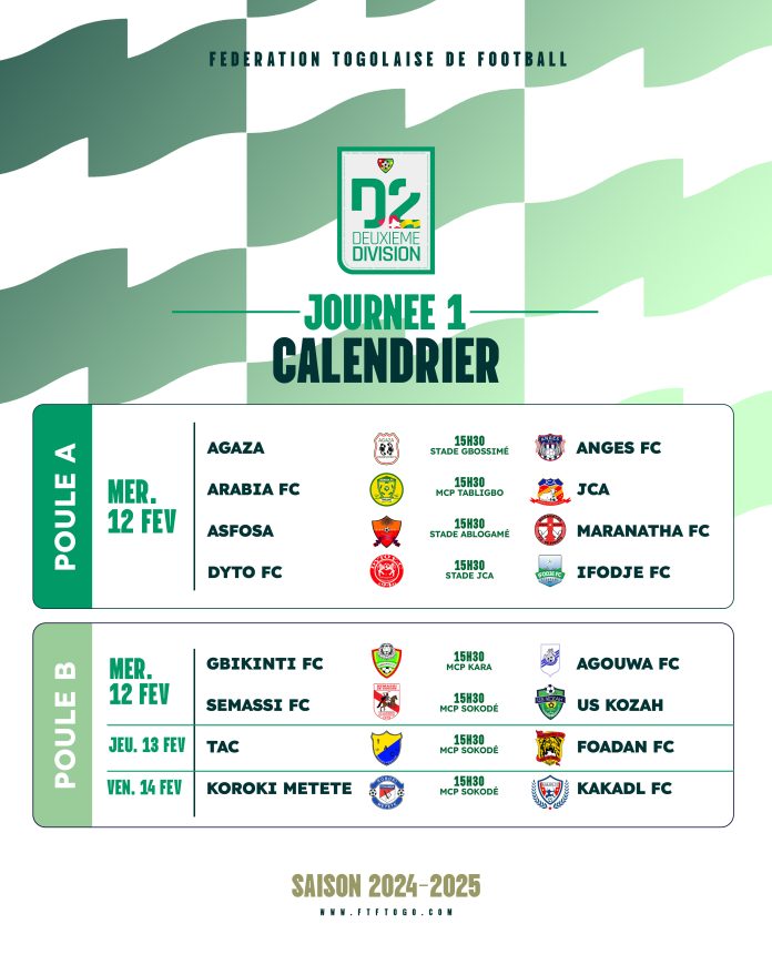 D2 Calendrier J1